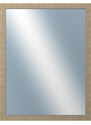 DANTIK - Zarámované zrcadlo - rozměr s rámem cca 70x90 cm z lišty Golf Champagne (2490)