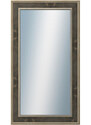 DANTIK - Zarámované zrcadlo - rozměr s rámem cca 50x90 cm z lišty TOOTH zlato černá (2780)