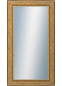 DANTIK - Zarámované zrcadlo - rozměr s rámem cca 50x90 cm z lišty HRAD zlatá patina (2822)