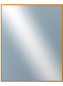 DANTIK - Zarámované zrcadlo - rozměr s rámem cca 80x100 cm z lišty Hliník oranžová | P269-217 (7269217)