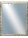 DANTIK - Zarámované zrcadlo - rozměr s rámem cca 80x100 cm z lišty TRITON široký stříbrný (2950)