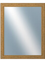 DANTIK - Zarámované zrcadlo - rozměr s rámem cca 80x100 cm z lišty HRAD zlatá patina (2822)