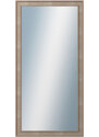 DANTIK - Zarámované zrcadlo - rozměr s rámem cca 50x100 cm z lišty TOOTH malá stříbrná (3162)