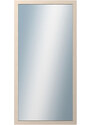 DANTIK - Zarámované zrcadlo - rozměr s rámem cca 60x120 cm z lišty 4020 bílá prodřená (2766)
