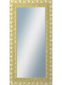 DANTIK - Zarámované zrcadlo - rozměr s rámem cca 60x120 cm z lišty ROKOKO zlatá házená (2882)