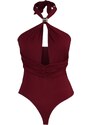 Trendyol Claret Red Knitted Body With Accessory Detail