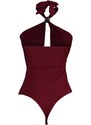 Trendyol Claret Red Knitted Body With Accessory Detail