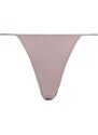 Trendyol Curve 3-Pack Black-Mink-Oil Plus Size String Panties