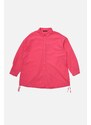 Trendyol Weave Fuchsia Shirred Beach Shirt