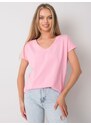 Fashionhunters Světle růžové tričko od Emory