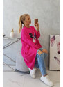 Kesi Halenka s oversize fuchsiovým potiskem