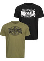 Lonsdale Men's t-shirt regular fit double pack