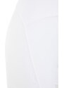 Trendyol White Recovery Knitted Sports Shorts Leggings