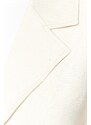 Trendyol Cream Tie Waist Belted Woven Lined Jacket