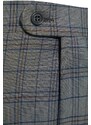 Trendyol Mens Gray Regular Fit Plaid