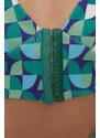 Trendyol Green Geometric Patterned Knitted Bustier