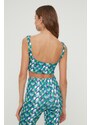 Trendyol Green Geometric Patterned Knitted Bustier