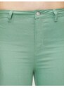 Koton Women's Green Skinny Leg Pants