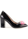 GOODIN Black women's pumps with Shelvt ornaments