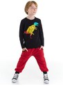 mshb&g Mushi Geometric Dino Boys T-shirt Trousers Suit