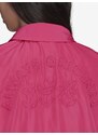 Tmavě růžová dámská lehká bunda adidas Originals Windbreaker - Dámské