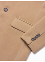 Ombre Clothing Pánský kabát - světle žlutá C432