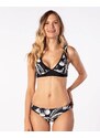 Plavky Rip Curl MIRAGE ESS PRINTED BRA Black