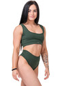 Nebbia Miami sporty bikini - vrchní díl 554 dark green S