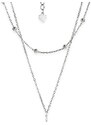 SilveAmo Stříbrný vrstvený náhrdelník Mystique
