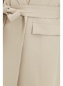 Trendyol Beige Belted Pocket Detailed Blazer Woven Jacket