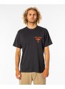 Tričko Rip Curl FADE OUT ICON TEE Washed Black