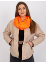 Fashionhunters Fluo oranžový viskózový šátek