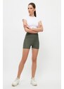 Trendyol Khaki Compression Knitted Sports Shorts Leggings