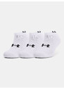 Under Armour Ponožky Core No Show 3Pk-WHT - unisex