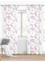 Edoti Curtain with flower Calmia 140x250 A734