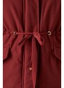 Koton Women's Claret Red Parka