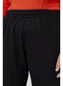 Trendyol Curve Black Loose Jogger Knitted Sweatpants with Thin Elastic Legs