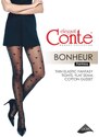 Dámské punčochy Conte CONTE_BONHEUR_Women_s_tights_with_heart_pattern_euro_package_818