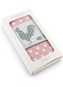 Zwoltex Unisex's Dish Towel In Package Folk Pink/Pattern