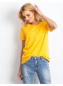 Fashionhunters Světle oranžové tričko Transformative