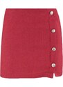 Trendyol Red Woven Mini Skirt