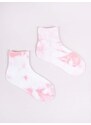 Yoclub Kids's Girls' Ankle Cotton Socks Tie Dye 3-Pack SKS-0091U-0000