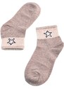 Children's socks Shelvt beige with a star