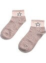 Children's socks Shelvt beige with a star