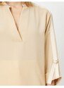 Koton V-Neck Long Sleeve Blouse