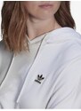 Bílá dámská cropped mikina s kapucí adidas Originals - Dámské