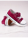 Boys' sneakers Vico material burgundy