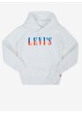 Levi's Bílá holčičí mikina s kapucí Levi's - Holky