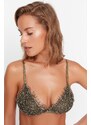 Trendyol Khaki Lace Triangle Bralet