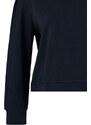 Trendyol Curve Navy Blue Crew Neck Thessaloniki Tenká pletená mikina